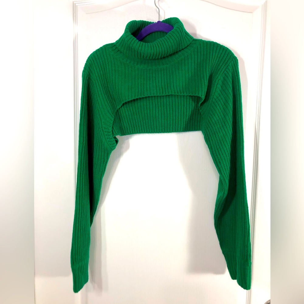 Divided H&M Crop Turtleneck Sweater